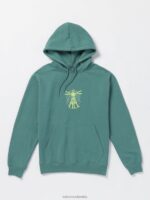sudadera con capucha utópica servicio azul Z44ZX175 ropa hombres - Image 5