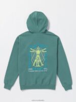 sudadera con capucha utópica servicio azul Z44ZX175 ropa hombres - Image 7
