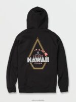 sudadera con capucha y cremallera Apex negro Z44ZX172 ropa hombres - Image 3