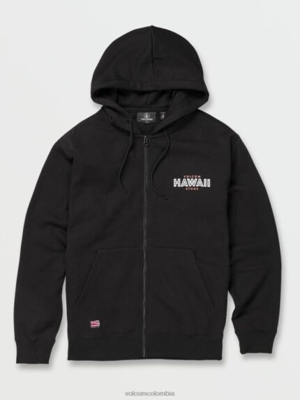 sudadera con capucha y cremallera Apex negro Z44ZX172 ropa hombres