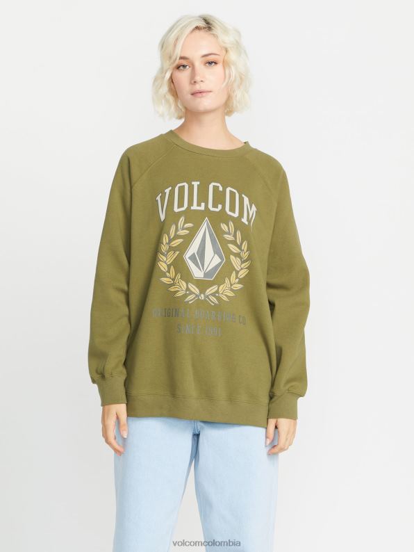 sudadera_con_cuello_redondo_stone_magic_boy_musgo_z44zx840_ropa_mujer.jpg sudadera con cuello redondo Stone Magic Boy musgo Z44ZX840 ropa mujer - Image 1