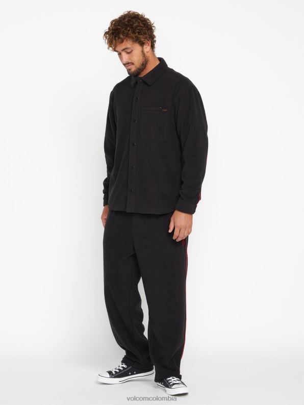 surf vitals jack robinson pantalones con cintura elástica negro Z44ZX335 ropa hombres - Image 6
