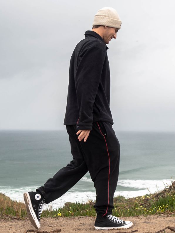 surf vitals jack robinson pantalones con cintura elástica negro Z44ZX335 ropa hombres - Image 1