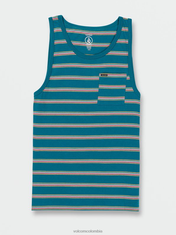 tanque_ayers_verde_azulado_del_oceano_z44zx120_ropa_hombres.jpg tanque ayers verde azulado del océano Z44ZX120 ropa hombres - Image 1