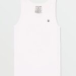 tanque de brezo sólido blanco Z44ZX59 ropa hombres