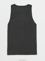 tanque de brezo sólido brezo negro oscuro Z44ZX61 ropa hombres - Image 3
