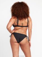 top de bikini con aro en U simplemente sin costuras negro Z44ZX1084 ropa mujer - Image 11