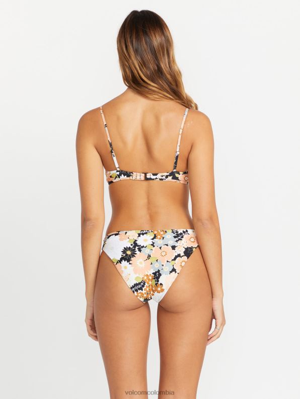 top de bikini dorado con cuello en V multi Z44ZX1060 ropa mujer - Image 3