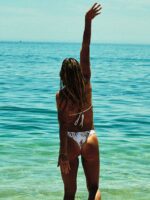 top de bikini triangular coco blanco Z44ZX1050 ropa mujer - Image 3