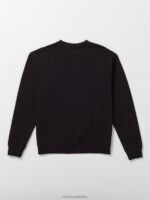 tripulación Watanite sudadera con capucha negro Z44ZX176 ropa hombres - Image 2