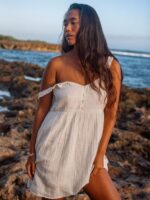 un vestido completo estrella blanca Z44ZX877 ropa mujer - Image 6