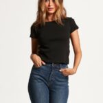 una de cada camiseta de manga corta para bebé negro Z44ZX824 ropa mujer
