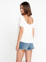 una parte superior completa estrella blanca Z44ZX804 ropa mujer - Image 8
