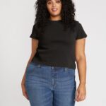 uno de cada camiseta de bebé más tamaño negro Z44ZX823 ropa mujer