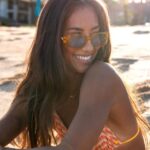 verdaderas gafas de sol mostaza brillo/azul Z44ZX495 exterior unisexo