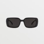 verdaderas gafas de sol negro brillante/gris Z44ZX496 exterior unisexo