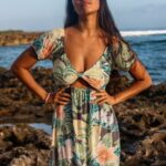 vestido de excapismo pizarra gris Z44ZX870 ropa mujer