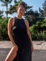 vestido de luz de piedra negro Z44ZX873 ropa mujer - Image 2