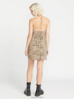 vestido halter meeyoww Huella animal Z44ZX883 ropa mujer - Image 2